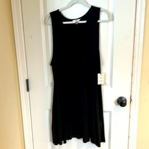 Terra & Sky Black Swing Dress